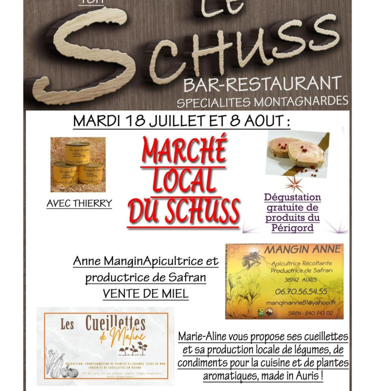 Marché local du Schuss