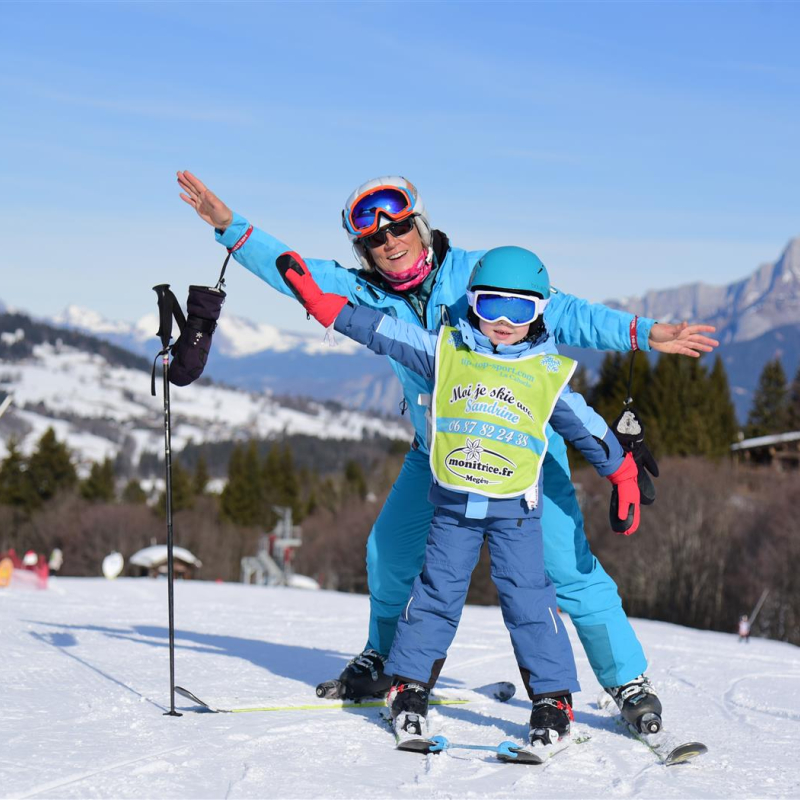 ski enfants megeve