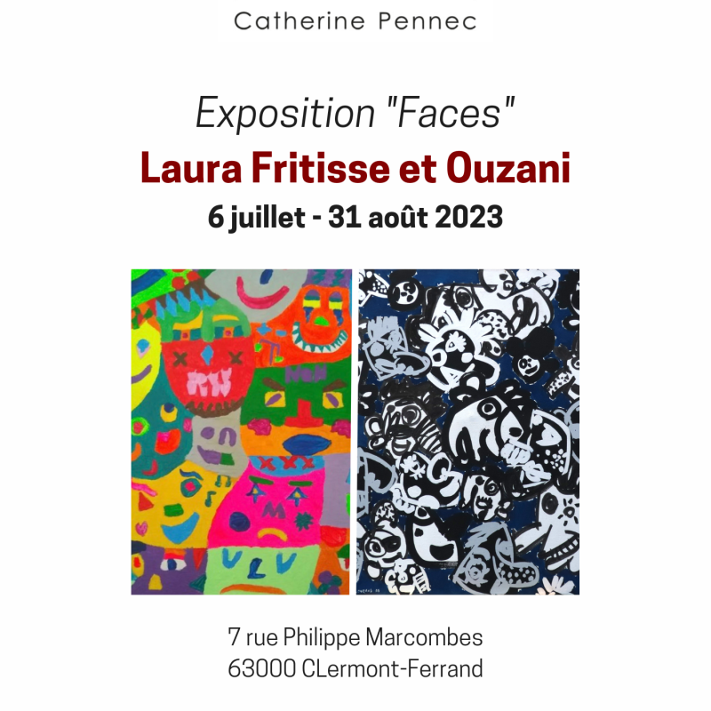 Faces - Laura Fritisse et Ouzani | Galerie Catherine Pennec