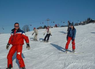 Cours collectifs de snowboard