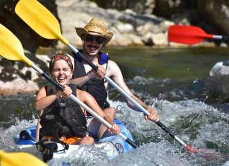 Canoë - Kayak de Châmes à St Martin d'Ardèche - 24 km / 1 jour avec Cap07 Canoë