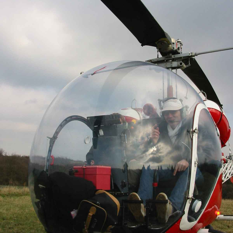 Baptême de l'air en hélicoptère