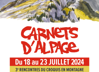 Affiche Carnets d'alpage 2024