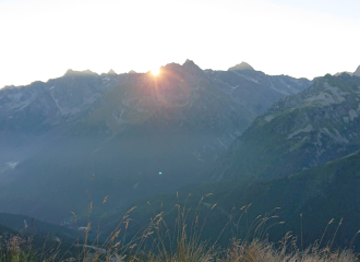 Hike at daybreak