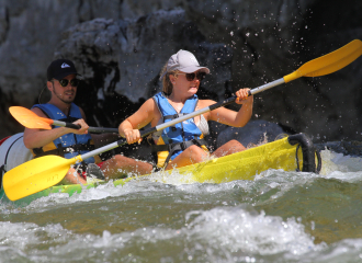 Canoë - Kayak de Châmes à St Martin d'Ardèche - 24 km / 1 jour avec la Petite Mer