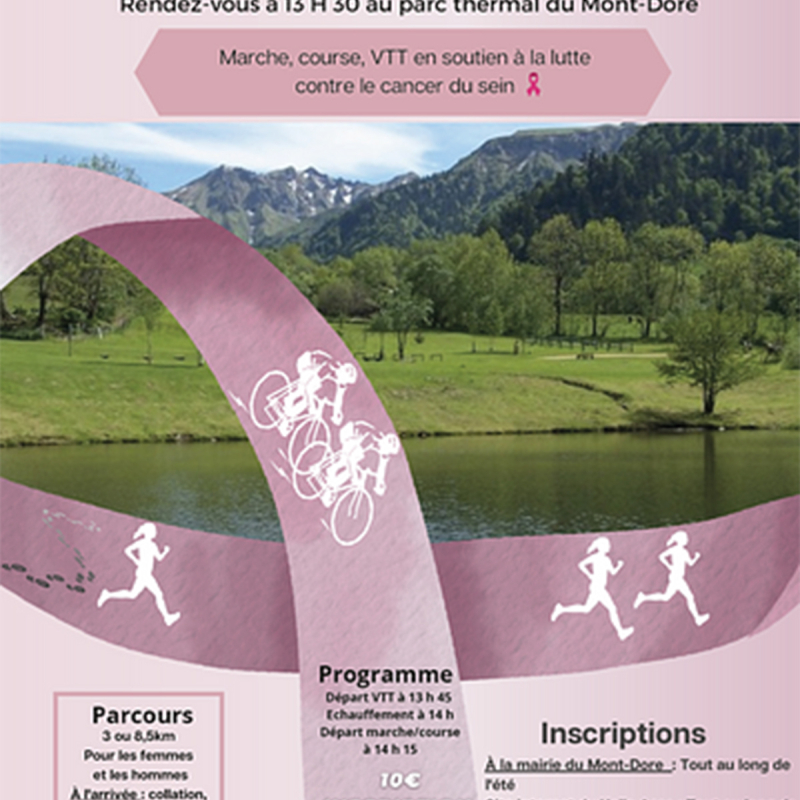 Course/marche rose : La Mont-Dorienne