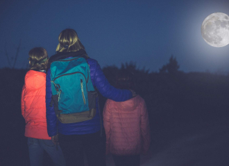 Balade nature sous la pleine lune : Aizac