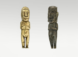 statuettes incas or et argent