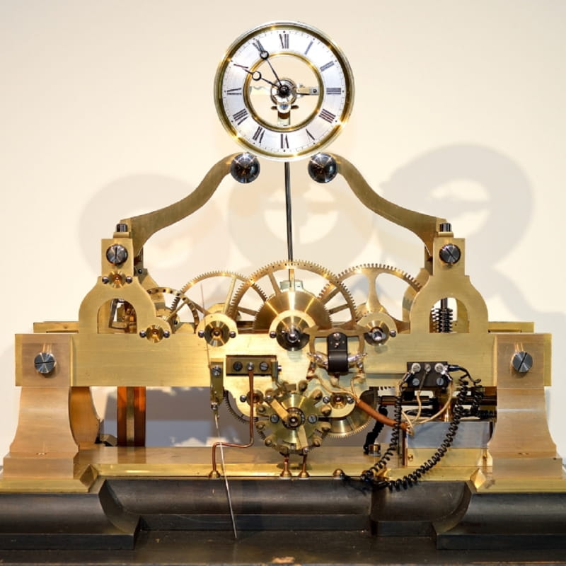 Master clock made by Charles Poncet