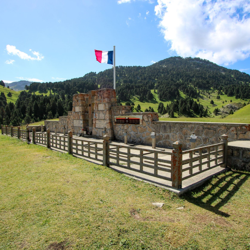 Cérémonie au Pas de L'Aiguille