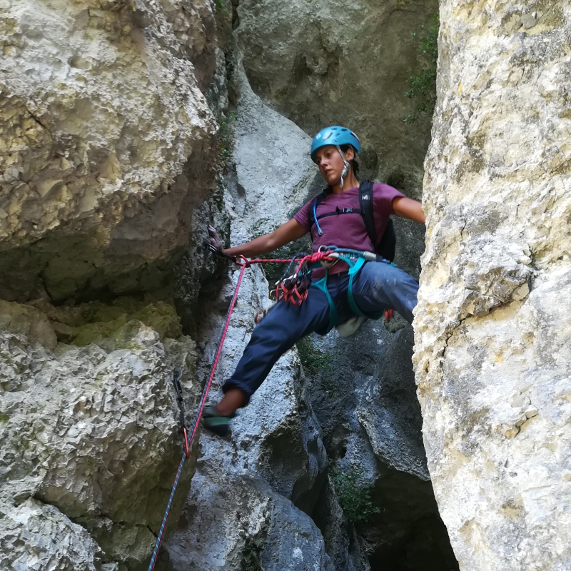 Escalade dans le Bugey (initiés) - avec Équilibre Vertical