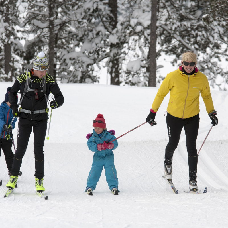 ski de fond ski nordique en famille