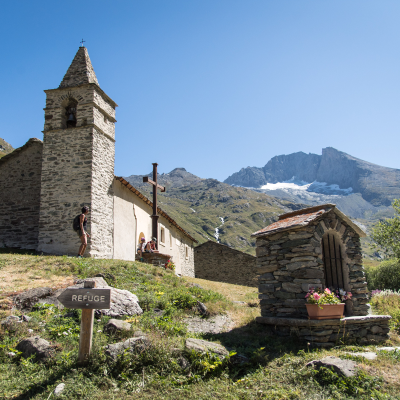 Le hameau d'Avérole à Bessans