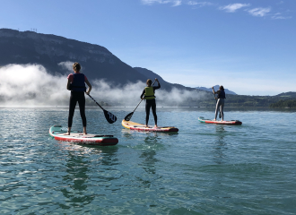 Stand-up Paddle sur le lac d'Aiguebelette - Scolaires et groupes d'enfants