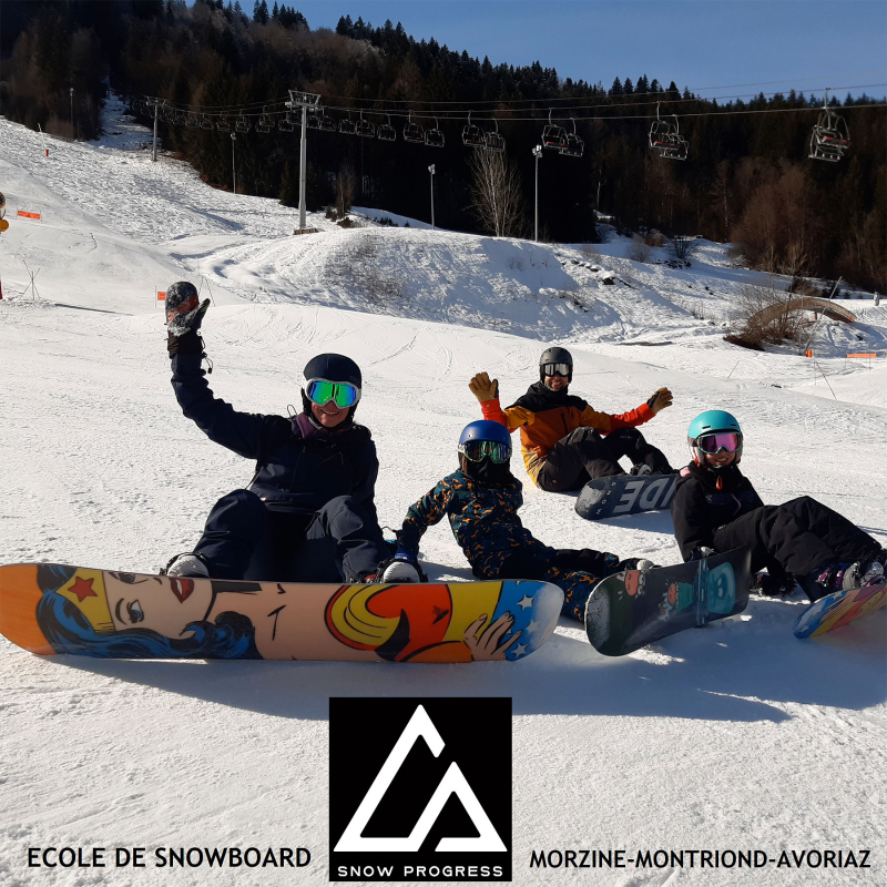 Cours de snowboard