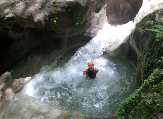Sortie canyoning au Grenant