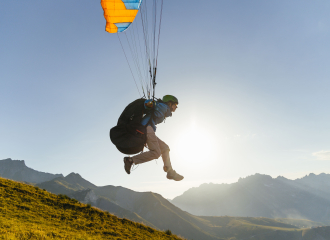 Advanced paragliding course