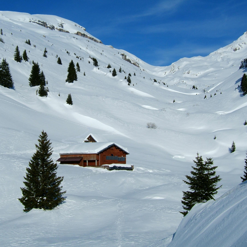 Col de Bostan (unmarked snowshoe route)