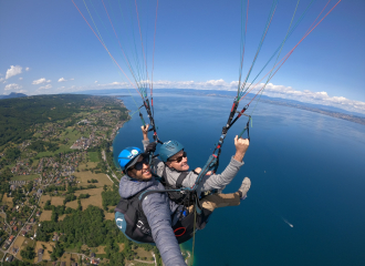 Paragliding baptisms