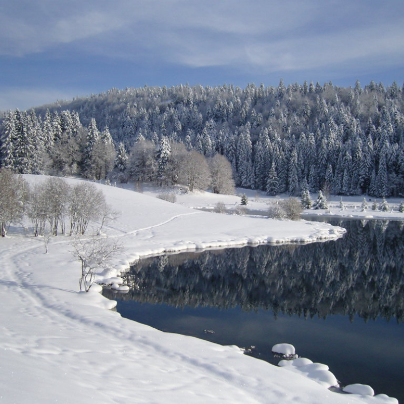 Itinéraire raquettes du Lac Genin