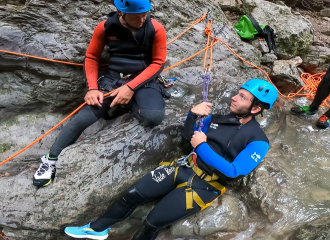 Canyoning encadré par le Bureau des Guides Thônes - Manigod