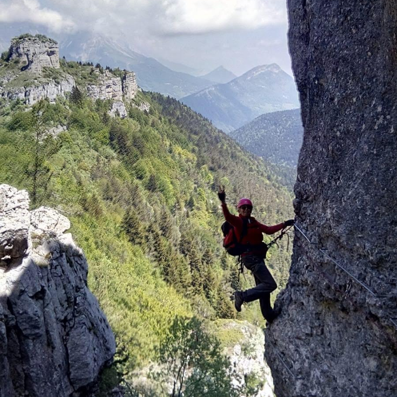 Via ferrata avec Isère Canyoning