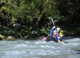 Kayak Raft discovery on the Isère river