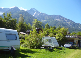 camping le grand champ carvane chamonix