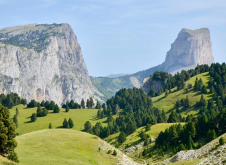 Randonnée pédestre, Le Vercors, entre Trièves et Mont Aiguille