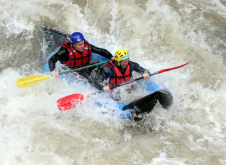 Kayak-raft sur la Dranse