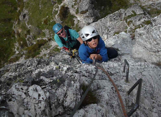 La Via Ferrata des Bettières à Rosuel