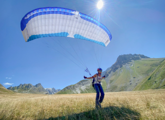 parapente à Valloire