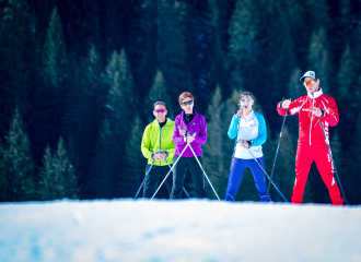 Cour de ski de fond pour adultes alpes