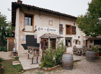 On est arrivé au Café de Campagne