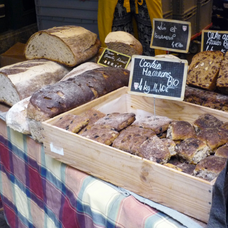 stand au marché de Sallanches