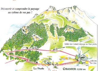 Les Charmilles trail, valley of La Plagne