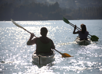 Navigation sur le lac d'Aiguebelette