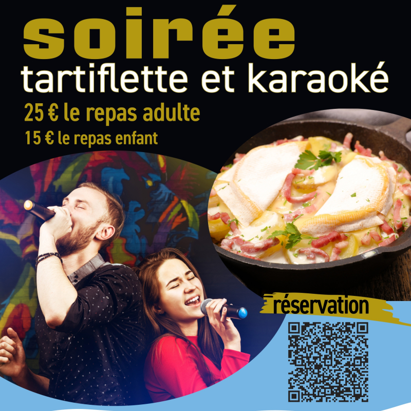 Karaoke and tartiflette party