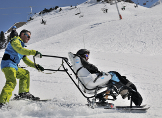 Tempo duo - Fauteuil de descente de pistes de ski alpin pour une glisse partagée