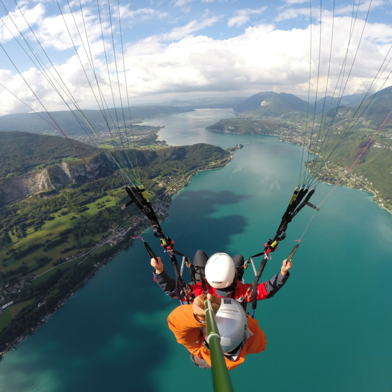 Aeroslide parapente lac d'Annecy