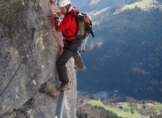 Via Ferrata avec Vertical Aventure