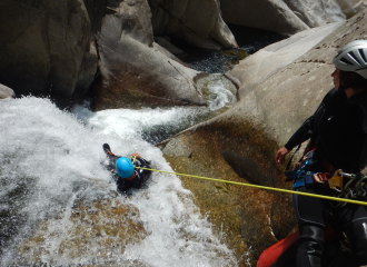 Canyoning - Le Haut Chassezac avec le BMAM