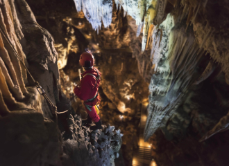 Spéléo à l'Aven d'Orgnac : le Vertige souterrain