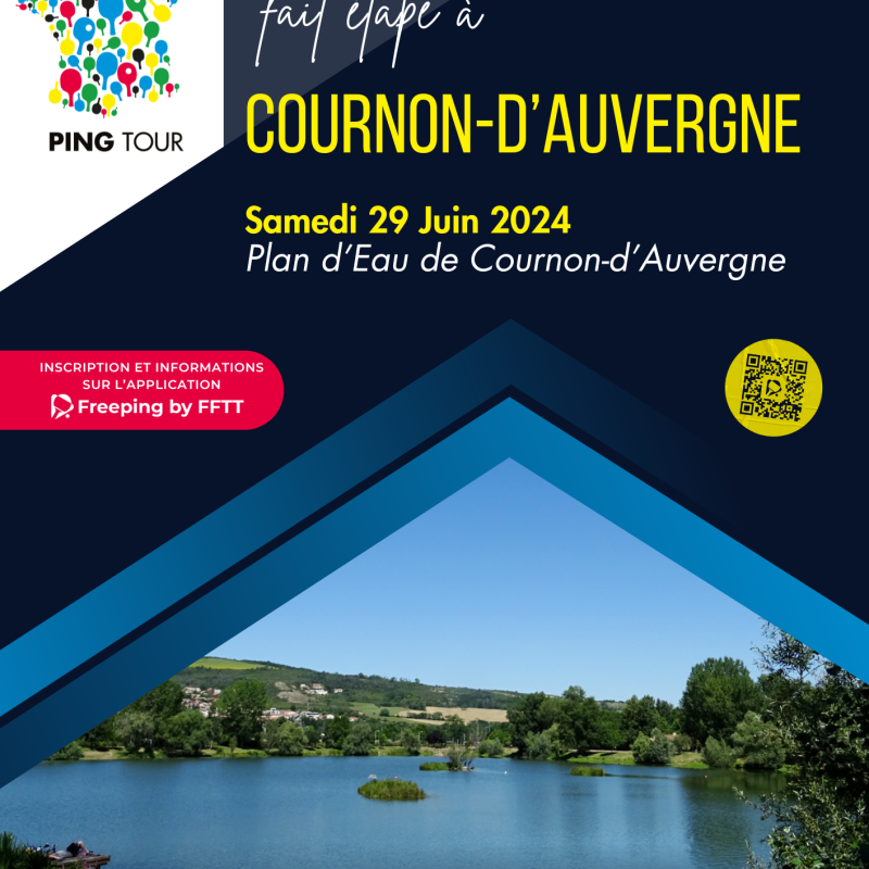 Ping Tour : Terre de Jeux 2024 | Cournon d'Auvergne