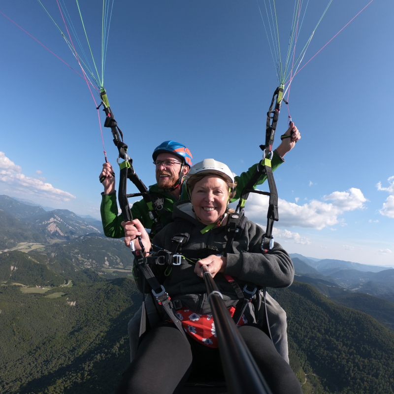 Vol en parapente