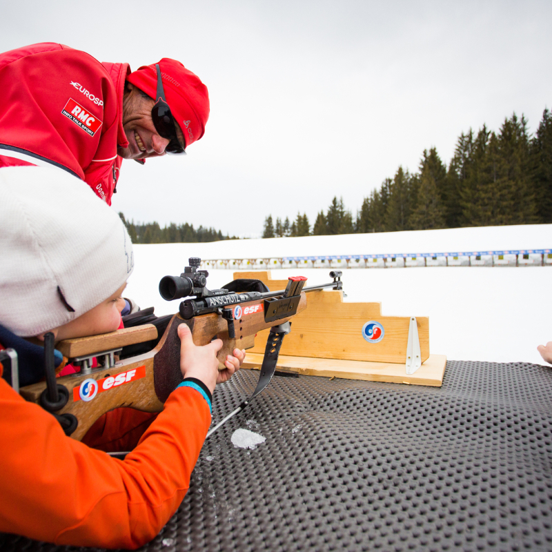 Biathlon tir couché