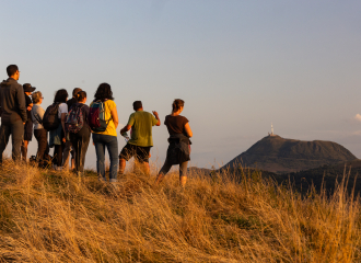 Le puy des Gouttes, une balade au crépuscule au milieu des volcans