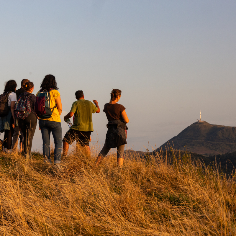 Le puy des Gouttes, une balade au crépuscule au milieu des volcans