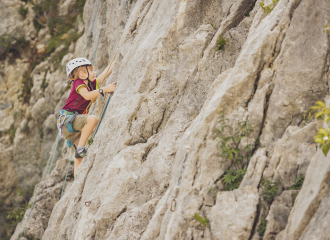 Stage d'escalade au Grand-Bornand pour les 8-12 ans