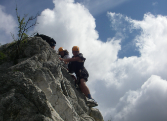 Via ferrata avec Isère Verticale